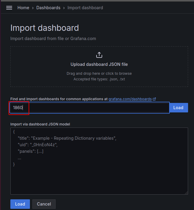 Grafana node_exporter Dashboard